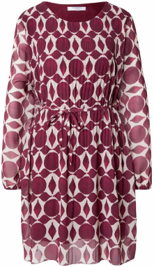 ZABAIONE Šaty 'Sa44raa'  farba lesného ovocia / biela ako vlna