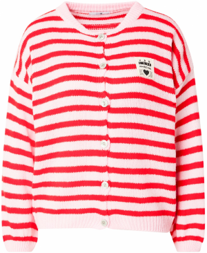 Hailys Kardigán 'Av44a'  ružová / červená