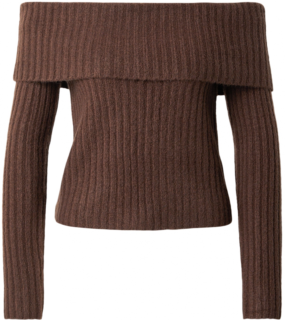 Abercrombie & Fitch Sveter  hnedá