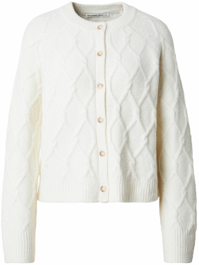 Abercrombie & Fitch Kardigán  krémová