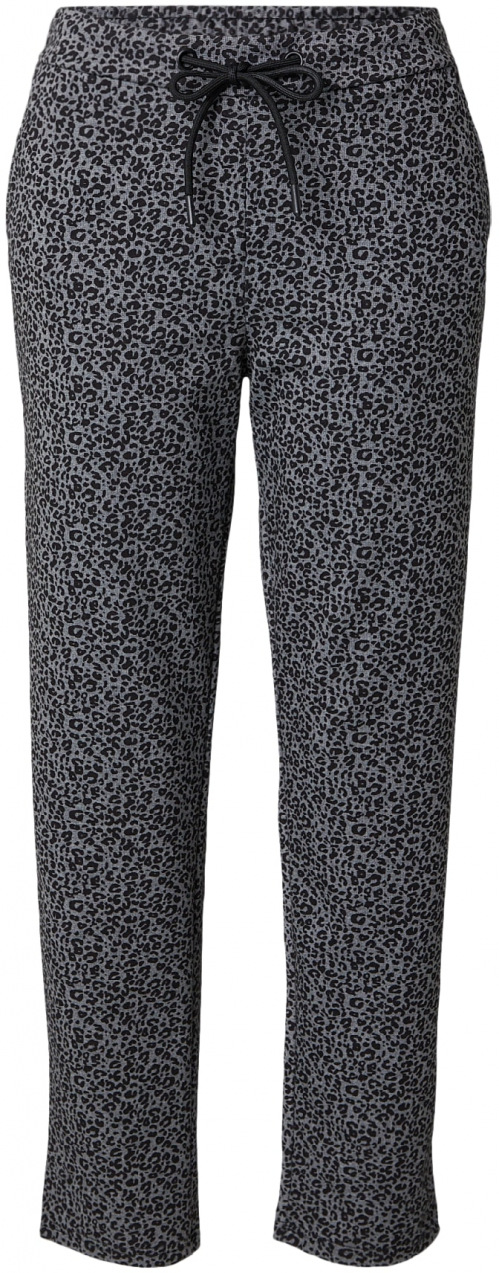 ZABAIONE Nohavice 'An44gelari'  svetlosivá / čierna