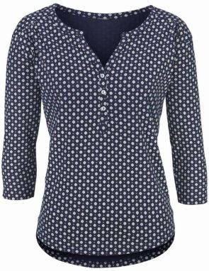 LASCANA Tričko  námornícka modrá