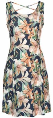 LASCANA Šaty  námornícka modrá / pastelovo zelená / tmavooranžová / ružová