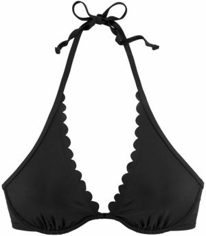 LASCANA Bikinový top  čierna
