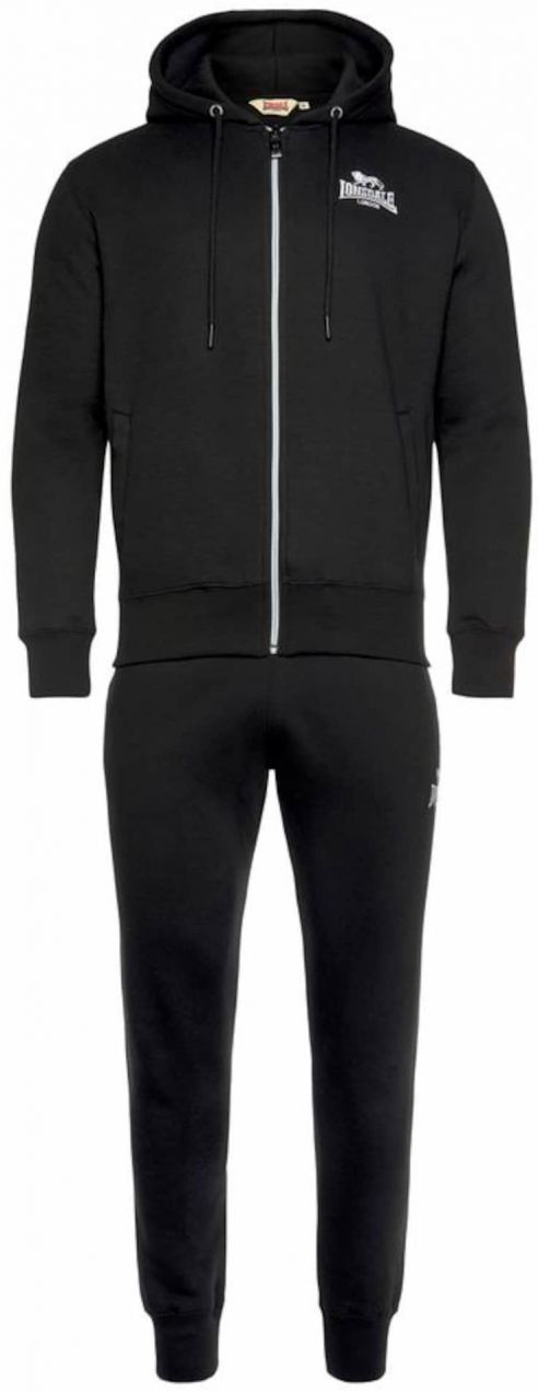 LONSDALE Tréningový komplet 'ROTTINGDEAN'  čierna / biela