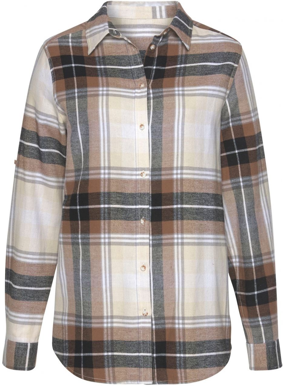 BUFFALO Blúzka 'Buffalo'  béžová / hnedá / sivá / čierna