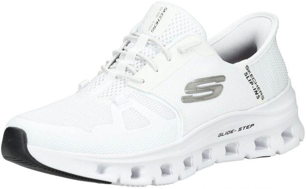 SKECHERS Nízke tenisky 'Glide Step Pro'  sivá / čierna / biela
