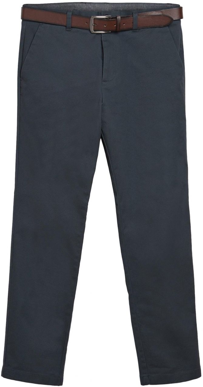 Next Chino nohavice  námornícka modrá / tmavohnedá