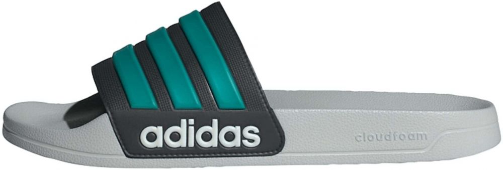 ADIDAS SPORTSWEAR Šľapky 'Adilette'  antracitová / svetlosivá / smaragdová