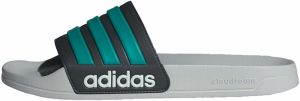ADIDAS SPORTSWEAR Šľapky 'Adilette'  antracitová / svetlosivá / smaragdová