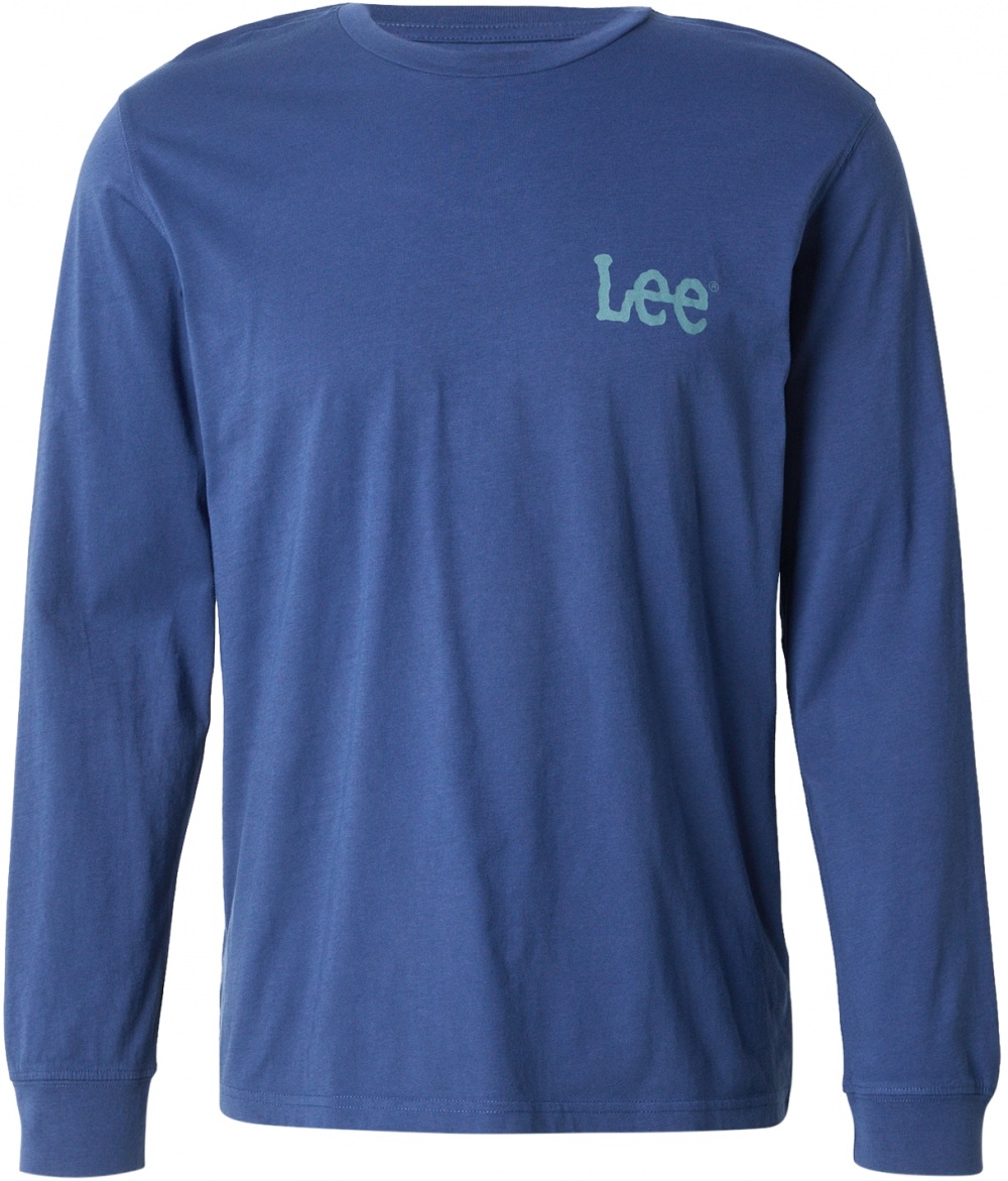 Lee Tričko  modrá / svetlozelená