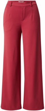 OBJECT Plisované nohavice 'OBJLisa'  červená