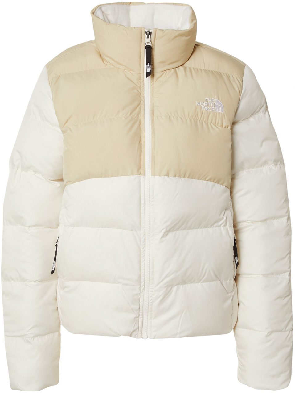 THE NORTH FACE Zimná bunda 'SAIKURU'  sivobéžová / šedobiela