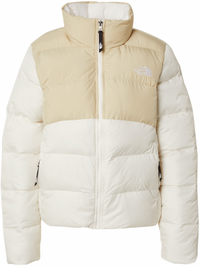 THE NORTH FACE Zimná bunda 'SAIKURU'  sivobéžová / šedobiela