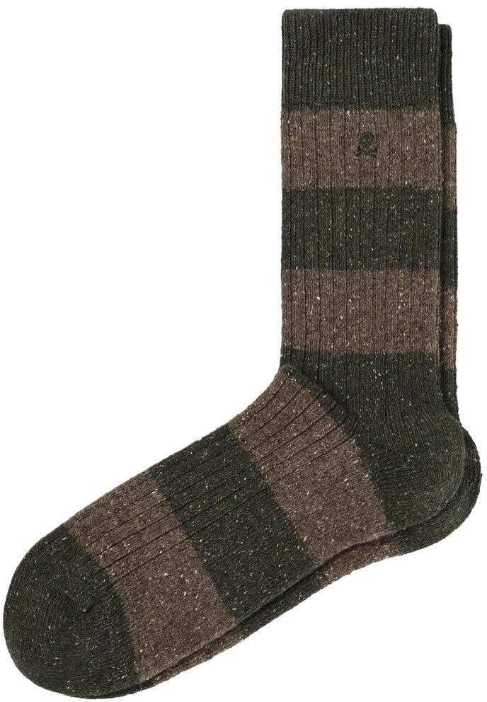 Scalpers Ponožky 'Sheffield'  olivová / tmavozelená