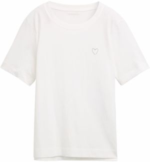 TOM TAILOR Tričko  čierna / biela