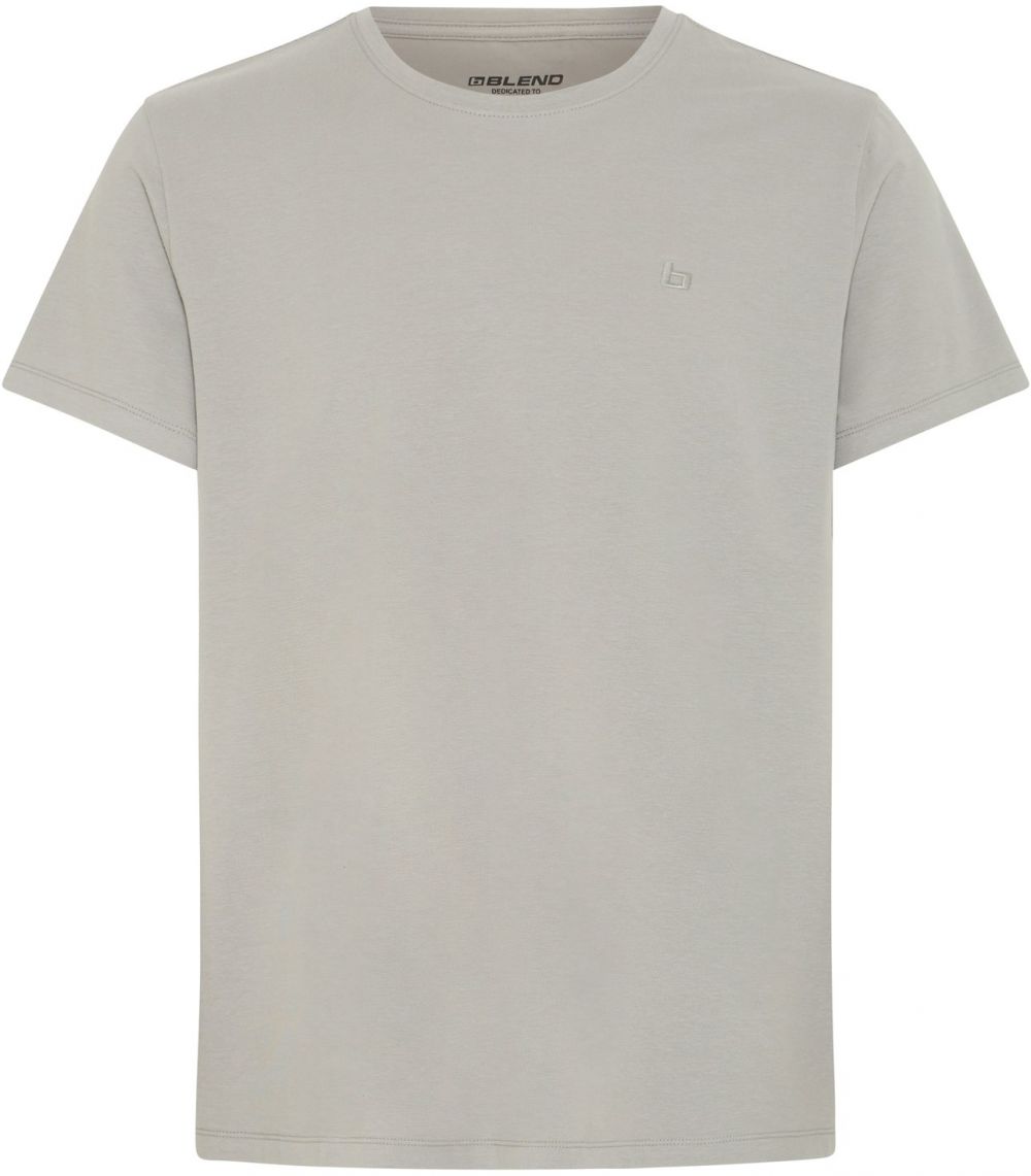 BLEND Tričko 'BHDinton'  svetlosivá