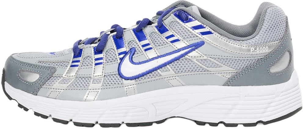 Nike Sportswear Tenisky 'P-6000'  kráľovská modrá / sivá / strieborná / biela