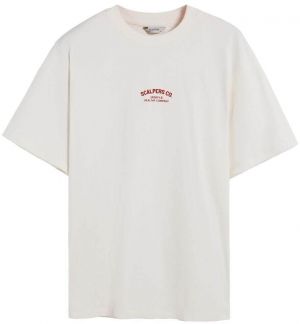 Scalpers Tričko  červená / šedobiela