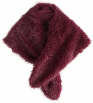 Next Šál  vínovo červená