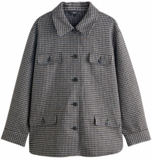 Next Blúzka  tmavošedá / kamenná / čierna