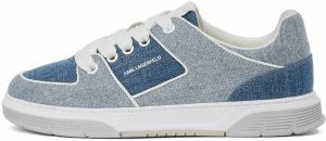 KARL LAGERFELD JEANS Nízke tenisky 'Kourtney'  modrá denim / svetlomodrá