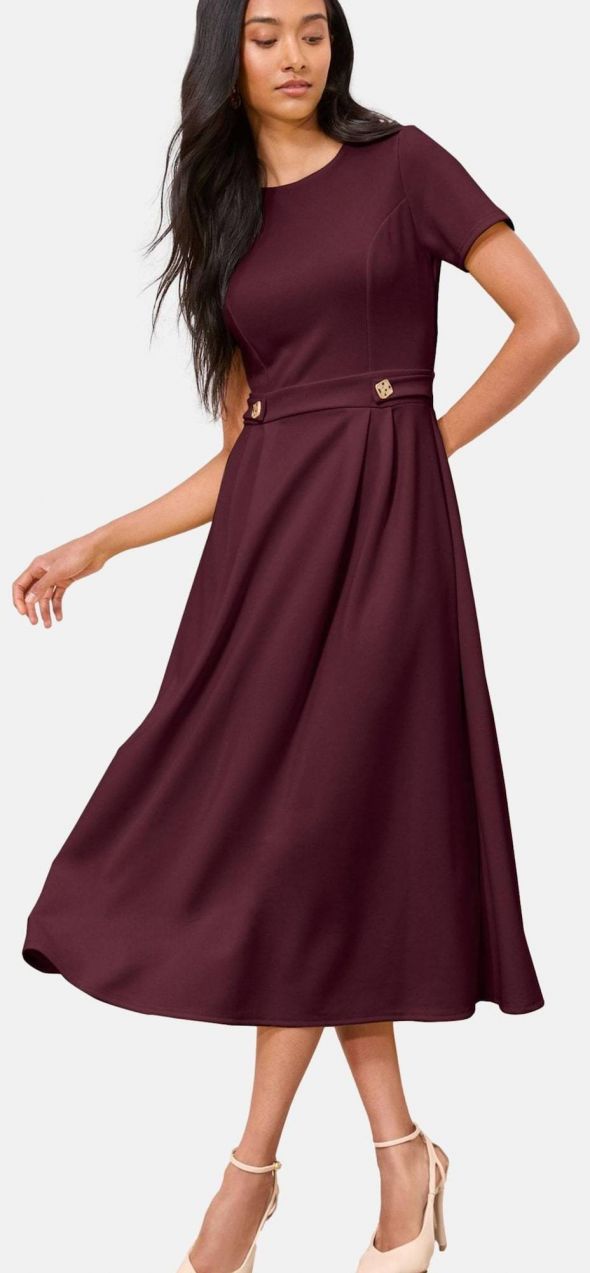 Friends Like These Šaty  farba lesného ovocia