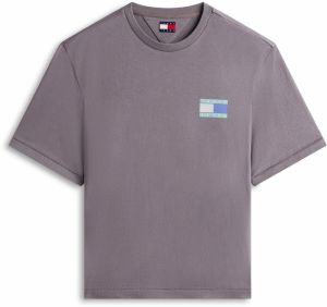 Tommy Jeans Tričko '90S'  kráľovská modrá / tmavosivá / svetlozelená / biela