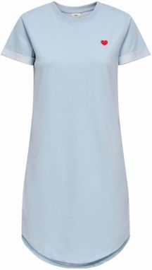 JDY Šaty 'JDYIVY'  svetlomodrá / jasne červená