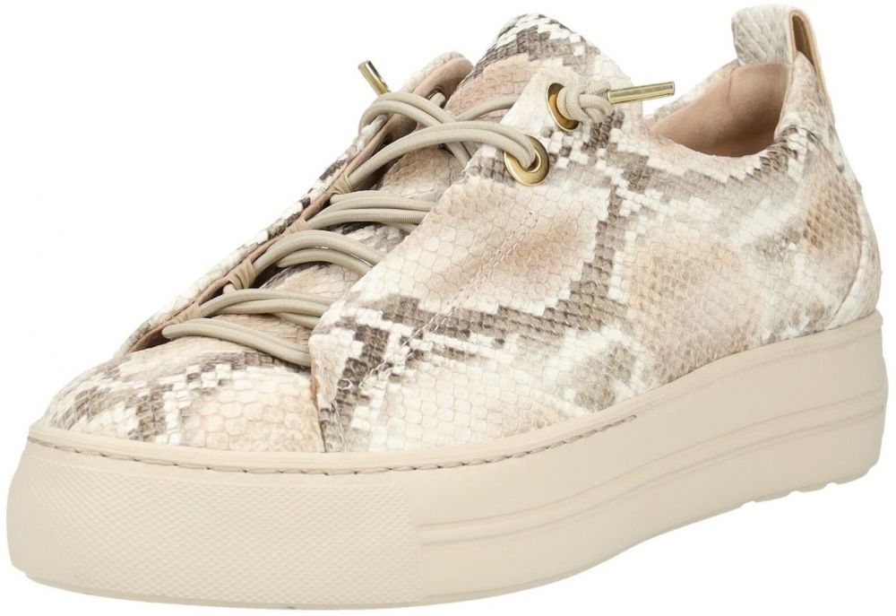 Paul Green Nízke tenisky  piesková / tmavobéžová / biela