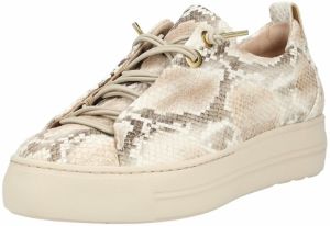 Paul Green Nízke tenisky  piesková / tmavobéžová / biela