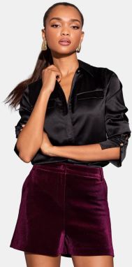 self. Nohavice  vínovo červená