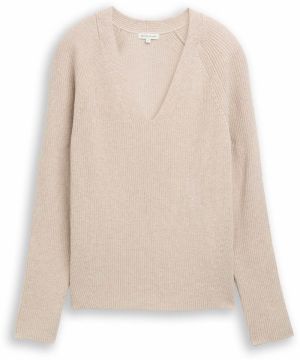 TOM TAILOR Sveter  béžová