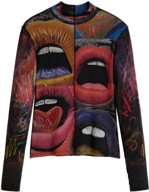 Desigual Tričko  zmiešané farby