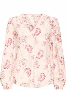 Fransa Blúzka 'FRKALIA'  nebielená / svetlozelená / ružová / hrdzavo červená