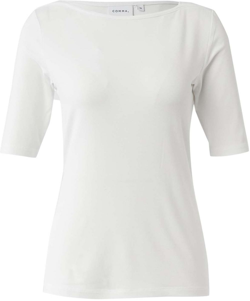 COMMA Tričko  biela