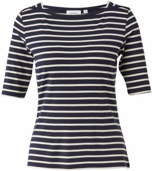 COMMA Tričko  námornícka modrá / biela