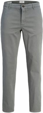 JACK & JONES Chino nohavice  sivá