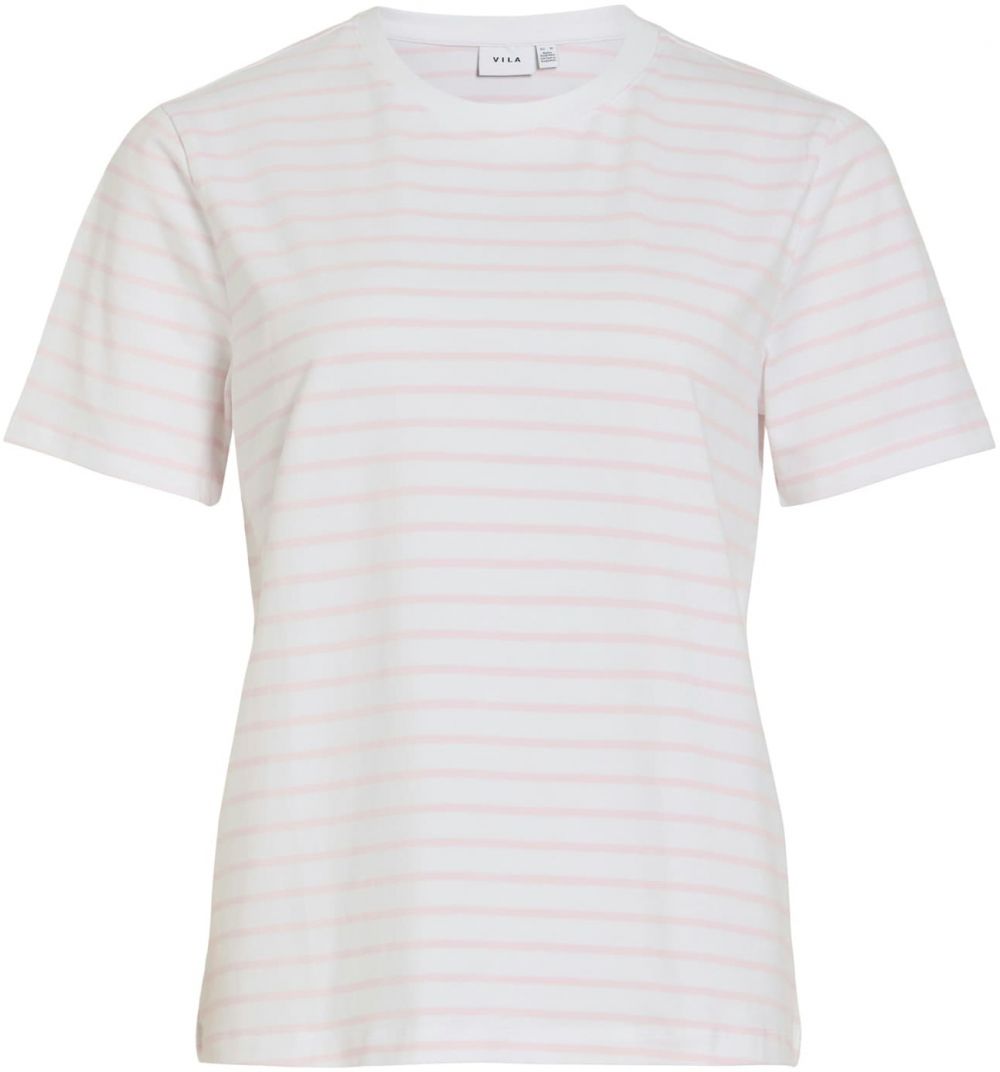 VILA Tričko 'VINORA'  ružová