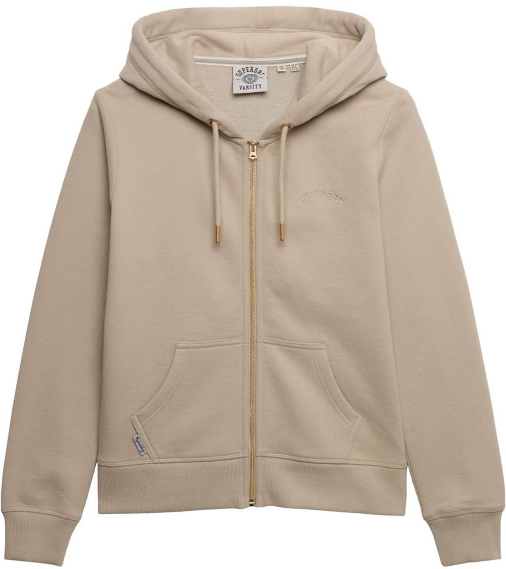 Superdry Tepláková bunda 'ESSENTIAL'  tmavošedá