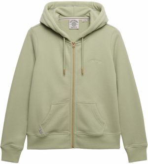 Superdry Tepláková bunda 'ESSENTIAL'  pastelovo zelená