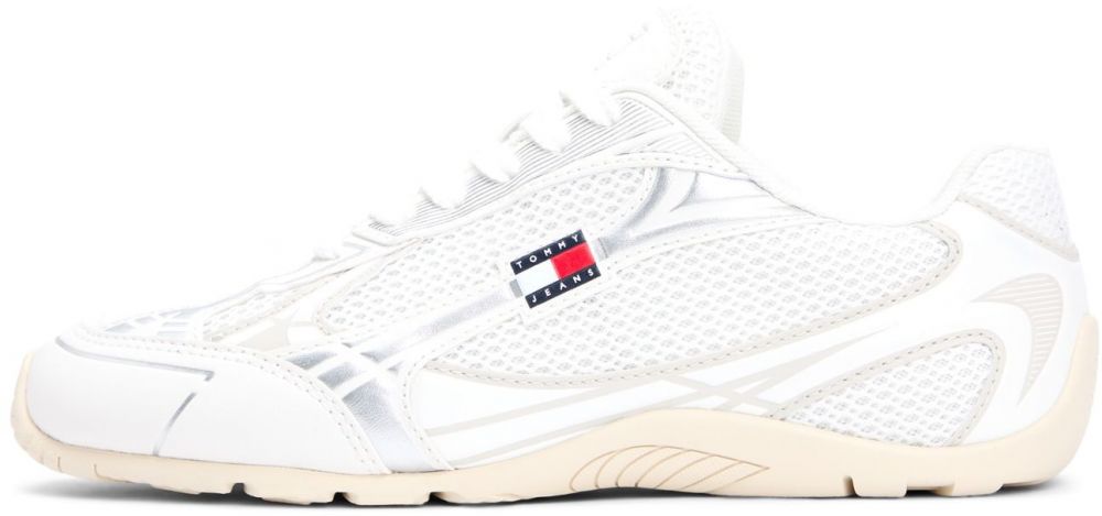 Tommy Jeans Nízke tenisky 'ARCHIVE '97'  tmelová / strieborná / biela