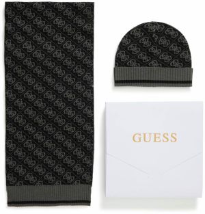 GUESS Čiapky  sivá / čierna