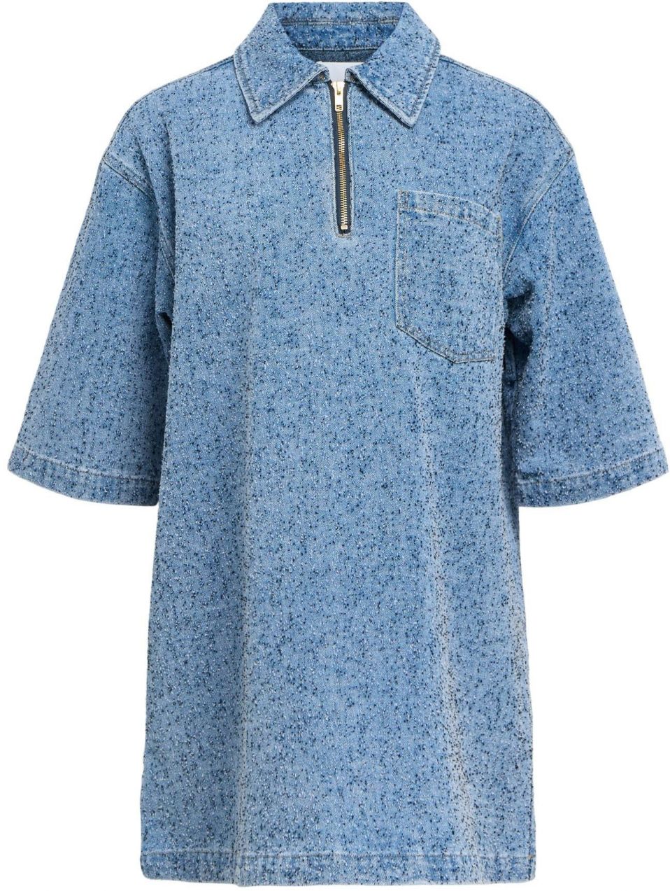 OBJECT Šaty  modrá denim / svetlomodrá / čierna