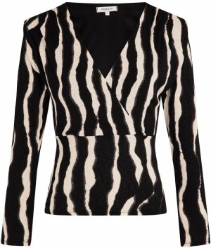 Morgan Blúzka '251-TIBLO'  čierna / biela