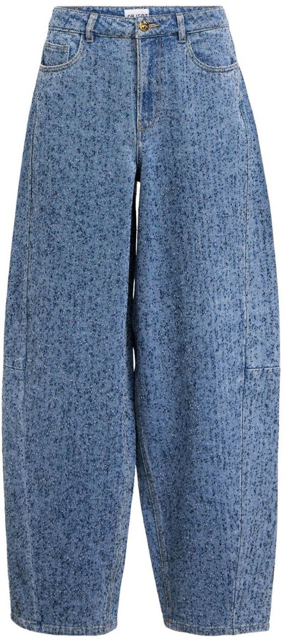 OBJECT Džínsy  modrá denim / svetlomodrá / čierna