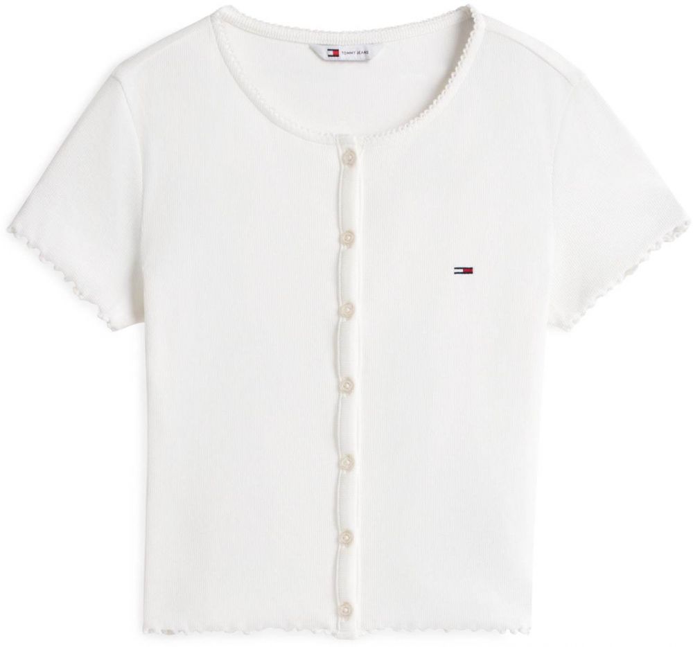 Tommy Jeans Kardigán  biela