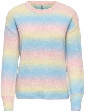 ONLY Sveter 'ONLFRIDA'  svetlomodrá / žltá / svetlozelená / svetloružová