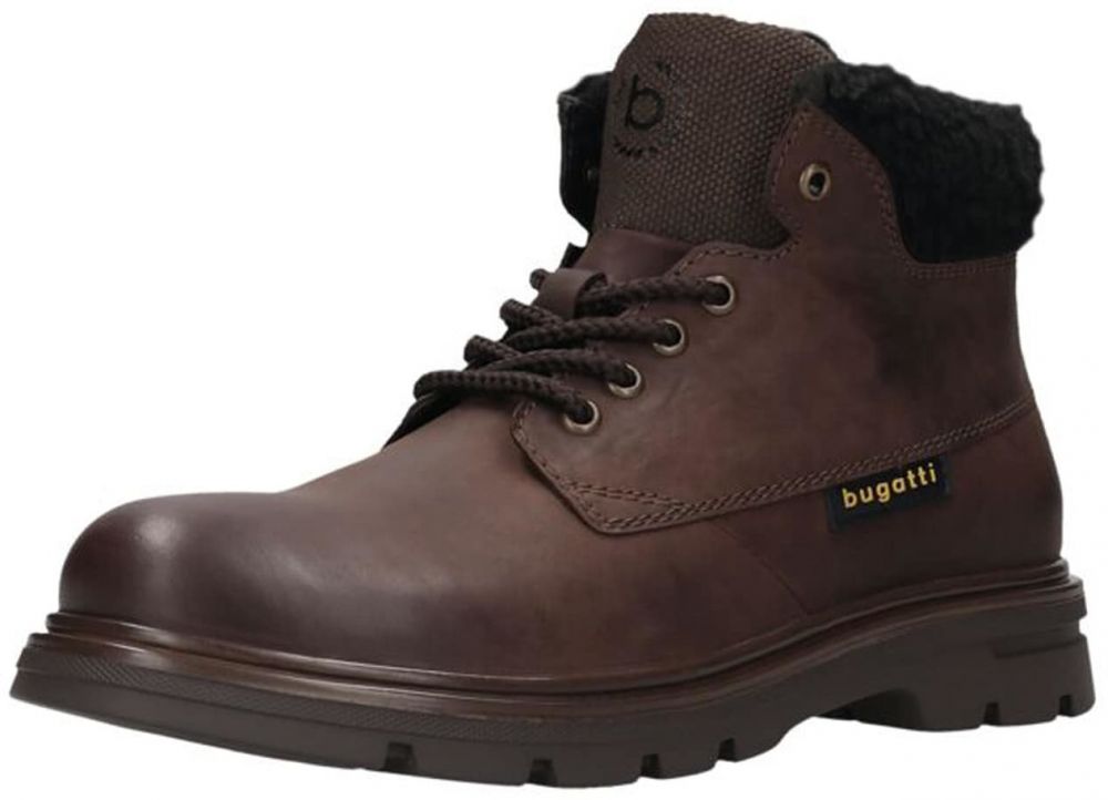 bugatti Šnurovacie čižmy  karamelová / tmavohnedá