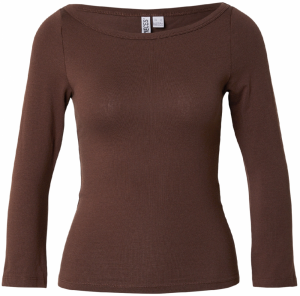 PIECES Tričko 'PCPHOEBE'  čokoládová